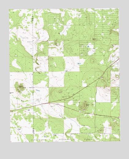 Ortega Mountain, AZ USGS Topographic Map