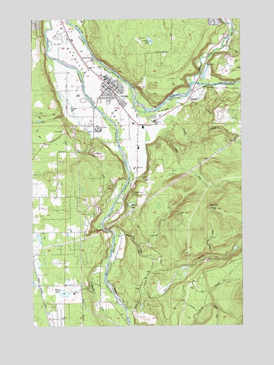 Orting, WA USGS Topographic Map