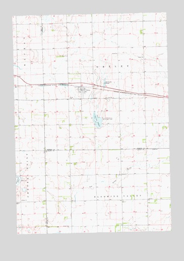 Ortley, SD USGS Topographic Map