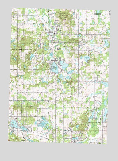 Ortonville, MI USGS Topographic Map