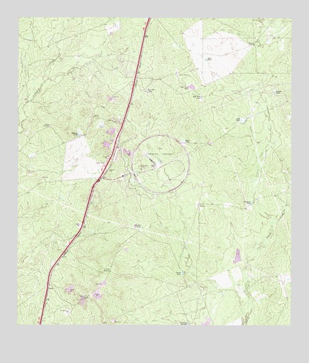 Orvil, TX USGS Topographic Map