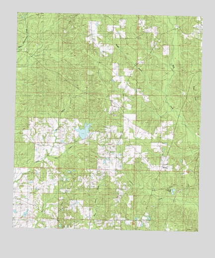 Orvisburg, MS USGS Topographic Map