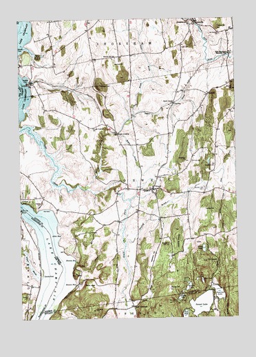 Orwell, VT USGS Topographic Map