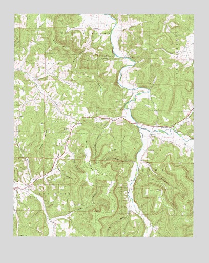 Osage, AR USGS Topographic Map