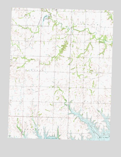 Osage City SE, KS USGS Topographic Map