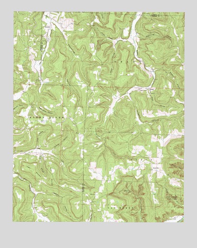 Osage SW, AR USGS Topographic Map
