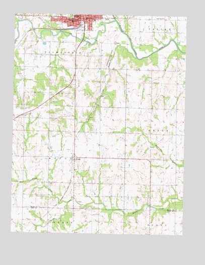 Osawatomie, KS USGS Topographic Map