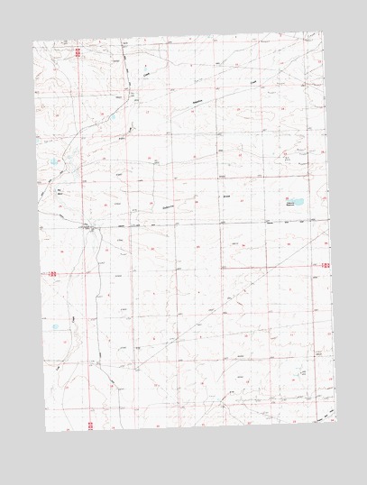 Osborne Draw, WY USGS Topographic Map