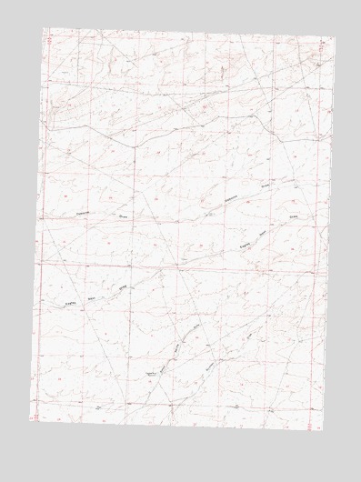 Osborne Well, WY USGS Topographic Map