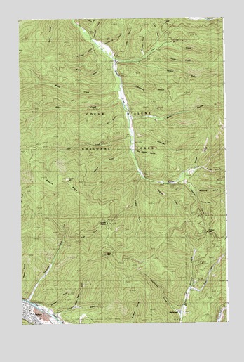 Osburn, ID USGS Topographic Map