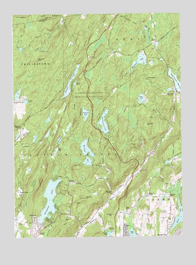 Oscawana Lake, NY USGS Topographic Map