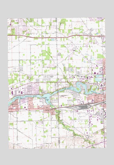 Osceola, IN USGS Topographic Map