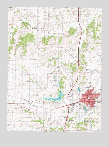 Osceola, IA USGS Topographic Map