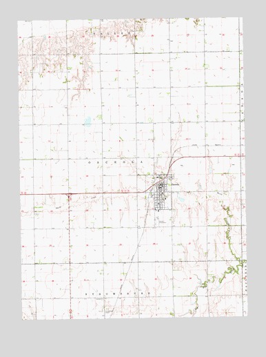 Osceola, NE USGS Topographic Map
