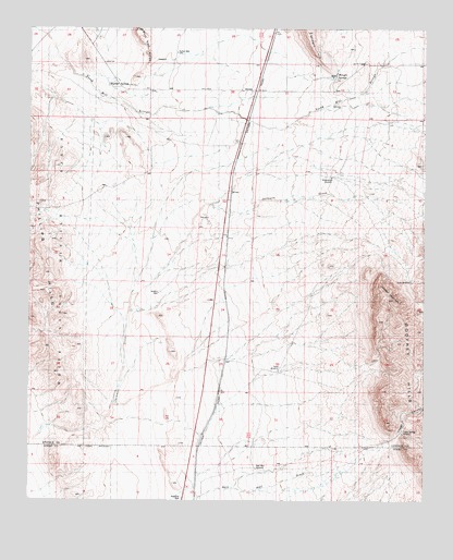 Oscura, NM USGS Topographic Map