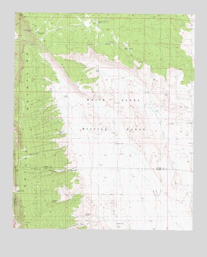 Oscura Peak, NM USGS Topographic Map