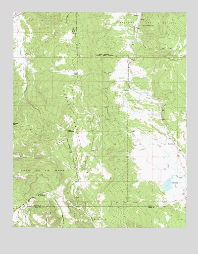 Osha Mountain, NM USGS Topographic Map