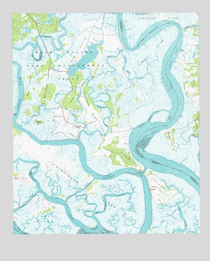 Bennetts Point, SC USGS Topographic Map