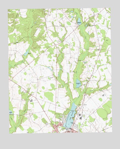 Bennettsville North, SC USGS Topographic Map