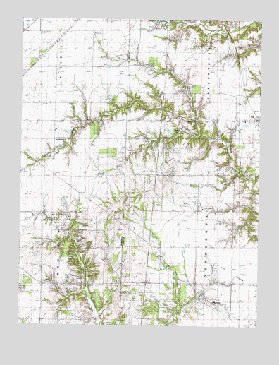 Oskaloosa, IL USGS Topographic Map