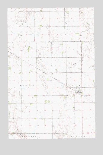 Osnabrock, ND USGS Topographic Map