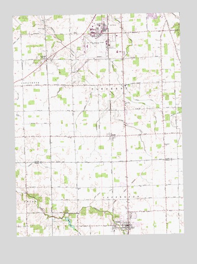 Ossian, IN USGS Topographic Map