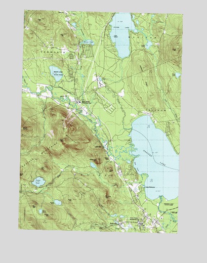 Ossipee Lake, NH USGS Topographic Map