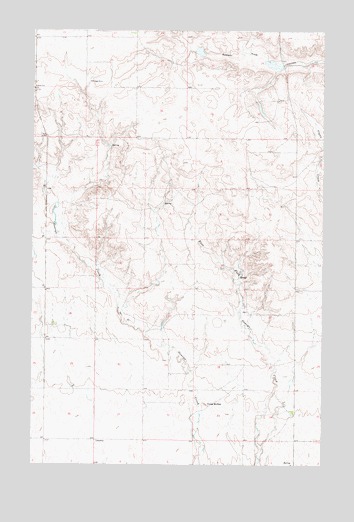 Oswego NW, MT USGS Topographic Map