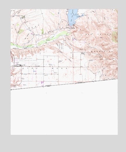 Otay Mesa, CA USGS Topographic Map
