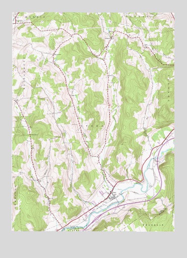 Otego, NY USGS Topographic Map