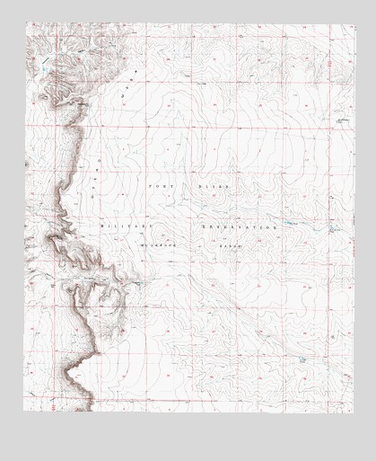 Otero Mesa South, NM USGS Topographic Map
