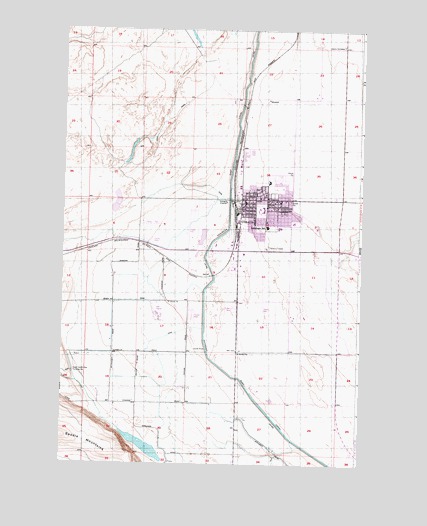 Othello, WA USGS Topographic Map