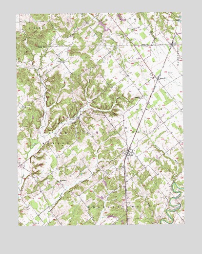 Otisco, IN USGS Topographic Map