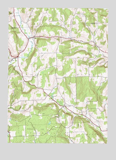 Otselic, NY USGS Topographic Map