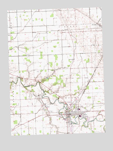 Ottawa, OH USGS Topographic Map