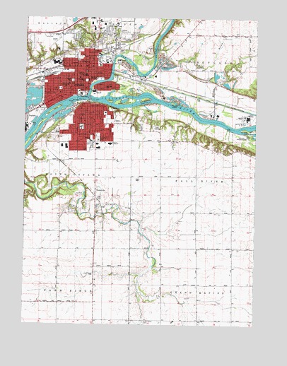 Ottawa, IL USGS Topographic Map