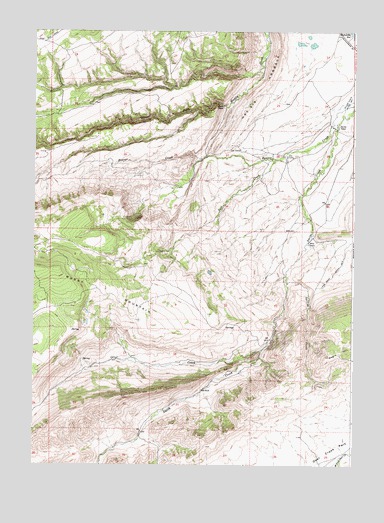Otter Creek, WY USGS Topographic Map