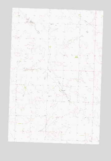 Otter Creek, ND USGS Topographic Map