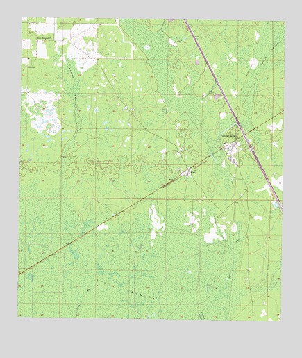 Otter Creek, FL USGS Topographic Map