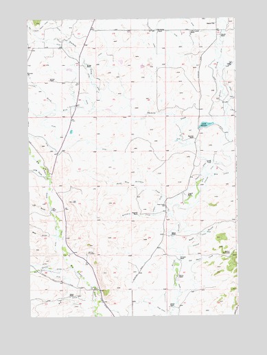 Otter Creek School, MT USGS Topographic Map