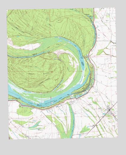 Benoit, MS USGS Topographic Map