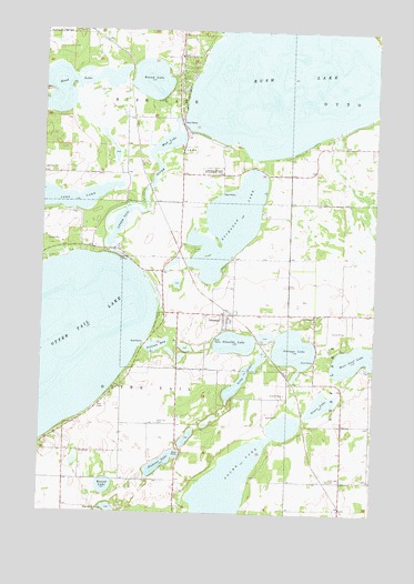 Ottertail, MN USGS Topographic Map