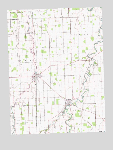 Ottoville, OH USGS Topographic Map