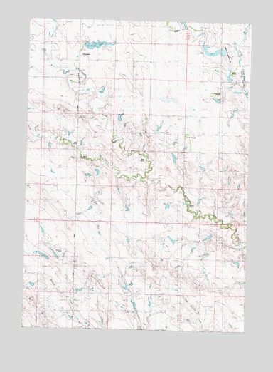 Ottumwa, SD USGS Topographic Map