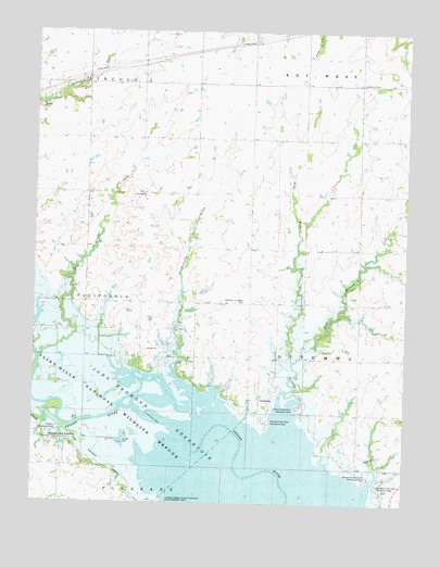 Ottumwa, KS USGS Topographic Map