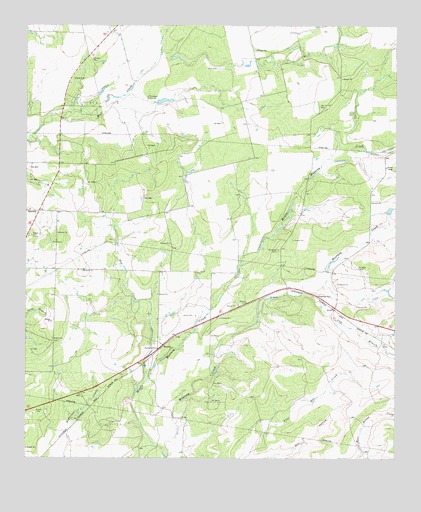 Benoit, TX USGS Topographic Map