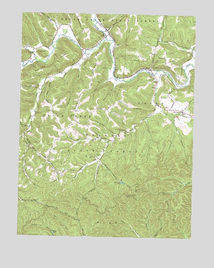 Otway, OH USGS Topographic Map