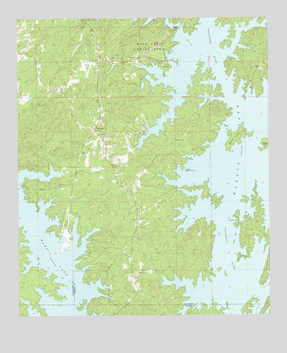 Our Town, AL USGS Topographic Map