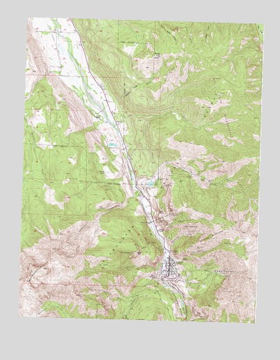 Ouray, CO USGS Topographic Map