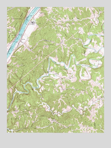 Bens Run, WV USGS Topographic Map